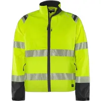 Fristads High Vis Green Stretch Jack Klasse 3 4647 Gstp | Maat: 4XL