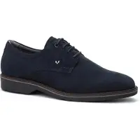 Martinelli Heren Watford-leren schoenen in marineblauw (44), Leer, Plat, Veters, Casual 1689-2889XA