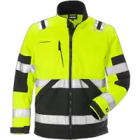 Fristads High vis softshelljack klasse 2 4083 WYH Hi-Vis geel/zwart maat XL heren