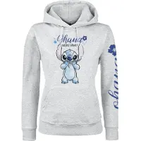 Lilo & Stitch - Disney Trui met capuchon - Ohana - S tot XXL - voor Vrouwen - grijs | Maat L