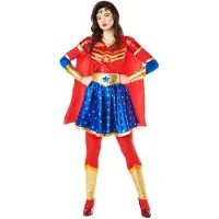 Boland - Kostuum Superheldin Star (S) - Volwassenen - Superheld - Superwoman