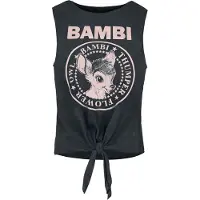 Bambi - Disney Top - S tot XXL - voor Vrouwen - zwart - Maat XXL