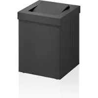 DECOR WALTHER Prullenbak DW 1130 Met Deksel Black Matt