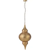 J-Line Hanging lamp bore metal gold large