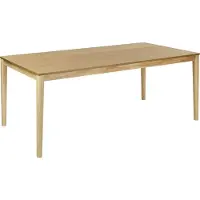 Beliani ERMELO - Eettafel - Lichthout - MDF