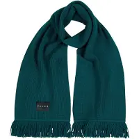 Falke Basic Label Big sneldrogend warm wol wintersjaal unisex groen - maat ONESIZE