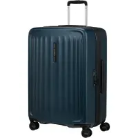 Samsonite Fyrm 4 wielen Trolley M 67 cm met uitbreidingsplooi blauw