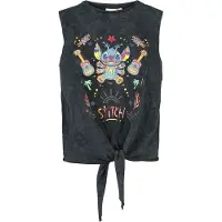 Lilo & Stitch - Disney Top - Viva Mexico - S tot XXL - voor Vrouwen - zwart | Maat L