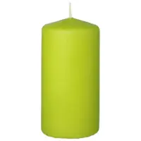 Papstar stumpenkerze, durchmesser 50 mm, kiwi 81762