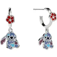 Lilo & Stitch - Disney Oorstekers - Flower Stitch - zilverkleurig | Maat Standard