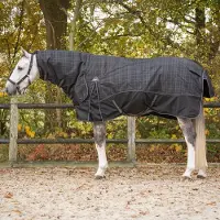 QHP Regendeken 1200D turnout collection met hals 300 gram