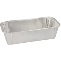 Starpak 5 Alu cakevormen hoekig 1,09 l 6 cm x 10,2 cm x 23 cm
