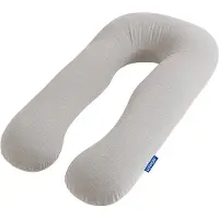 Luvion Zwangerschapskussen XXL – Ergonomisch Zijslaapkussen & Voedingskussen – Lichaamskussen - Body Pillow - U-vorm – Verstelbaar – Wasbare Hoes
