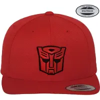 Transformers Autobots 3D Patch Baseball Flexfit Cap Red-L/XL