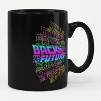Back To The Future Kopje/koffiemok met logo’ Neon