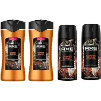 Axe Copper Santal - Pakket - 2 x Douchegel & 2 x Deo Spray