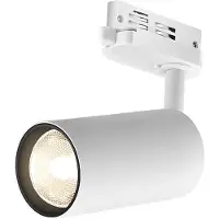 Braytron LED Railverlichting - Track Spot - - GU10 Fitting - 3 Fase - Rond - Mat Wit - Aluminium