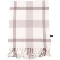 Giuliano Winter Sjaal - Ruiten - Wol - Beige