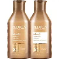 Redken Combinatie All Soft Shampoo en Conditioner 300ml - extra voordelig