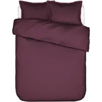 Essenza Dekbedovertrek Aziza Mauve Wine Katoen-240 x 200 / 220 cm | Lits-Jumeaux