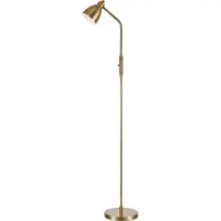 Markslöjd Vloerlampe , Goud / Messing, Woonkamer, Metaal