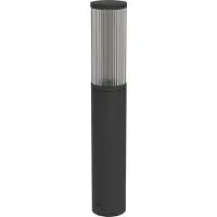 Eglo Salle Sokkellamp - Staande lamp Buiten - E27 - 46.5 cm - Smoke - Zwart