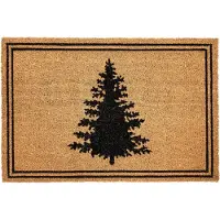 Beliani MANAPAO - Deurmat - Natuurlijk - 60 x 90 cm - Kokos