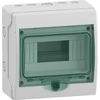 Schneider Electric 13443 13443 Kleine verdeelkast Oppervlakmontage Aantal groepen: 8 Aantal rijen: 1 Inhoud: 1 stuk(s)