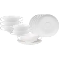 Villeroy & Boch Suppentassen mit Untertassen Royal 200 ml Set van 6