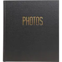 Exacompta Office By Me Fotoalbum Harde rug 29 x 32 cm Zwart 60 Vel
