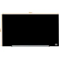 Nobo Widescreen magnetisch glasbord 67,7 x 38,1 cm zwart
