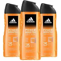 Adidas 3x Shower Gel Power Booster 250 Ml