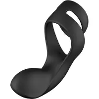 Svakom Benedict - perineum stimulerende vibrerende penisring (zwart)