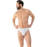 Mey Cool Regular Fit Onderbroek wit, Effen