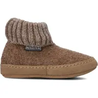 Bergstein Meisjes Pantoffels Cozy Lux - Bruin - Maat 28