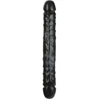 Doc Johnson Dubbele Dildo 30 cm - Zwart