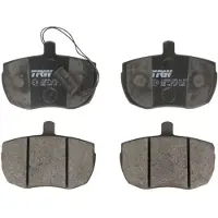 TRW Remblokken set GDB789 TRW voor o.a. ALFA ROMEO, CARBODIES, FORD, IVECO, LAND ROVER, LDV, LTI, ROVER
