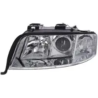 VAN WEZEL KOPLAMP LINKS MET KNIPPERLICHT vanaf 08/01+ 2 X H7 0317961 Van Wezel voor o.a. AUDI