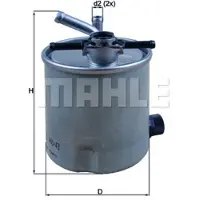 MAHLE ORIGINAL Brandstoffilter KL 440/43