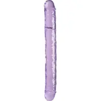 Realrock Shots - RealRock REA159PUR1 - Realistic Double Dong - 13'' / 34 cm - Purple