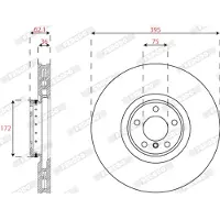 FERODO Remschijf DDF2041LVC-1