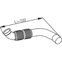 DINEX Uitlaatpijp 54245