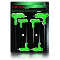 Toptul Pennenzakset TORX 6st T10 T15 T20 T25 Lengte: 100mm T30 T40 150mm