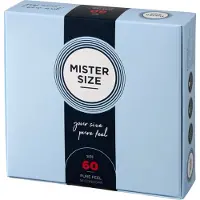 Mister Size Passion & Love Condoms Pure Feel 60 mm - Size XL