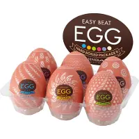 Tenga - eier masturbator set - extra sterk - 6 stuks
