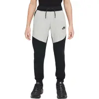 Nike Broek 'TCH FLC' lichtgrijs / zwart