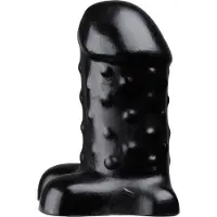 Bubble Toys - Mousse - Anaal Dildo - Zwart - 4 maten Large