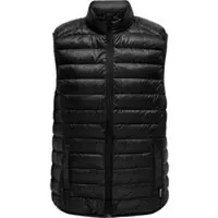 Only & Sons Bodywarmer - ONSGAVIN LIFE LIGHT QUILTED ZIP VEST OTW - L tot XL - voor Mannen - zwart - Maat L