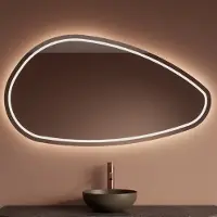 Gliss Design Spiegel sirius met indirecte led verlichting en verwarming 120x71 cm