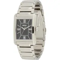 BOSS Analoog horloge 'Principle dress' zwart / zilver